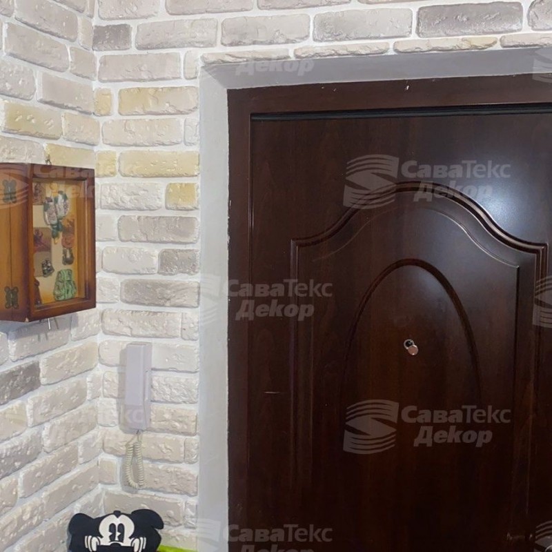 Кирпич античный серый (гипс)